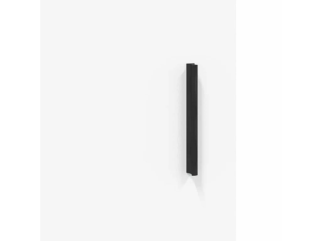 Buffet haut Blanc 69,5x34x180 cm Bois d'ingénierie