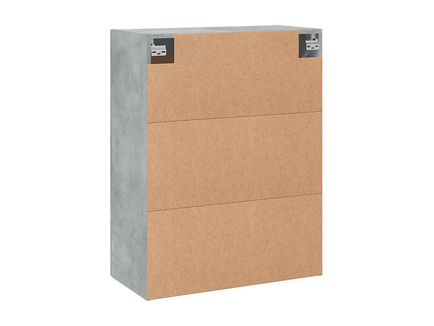 Wandschrank Betongrau 69,5x34x90 cm Holzwerkstoff