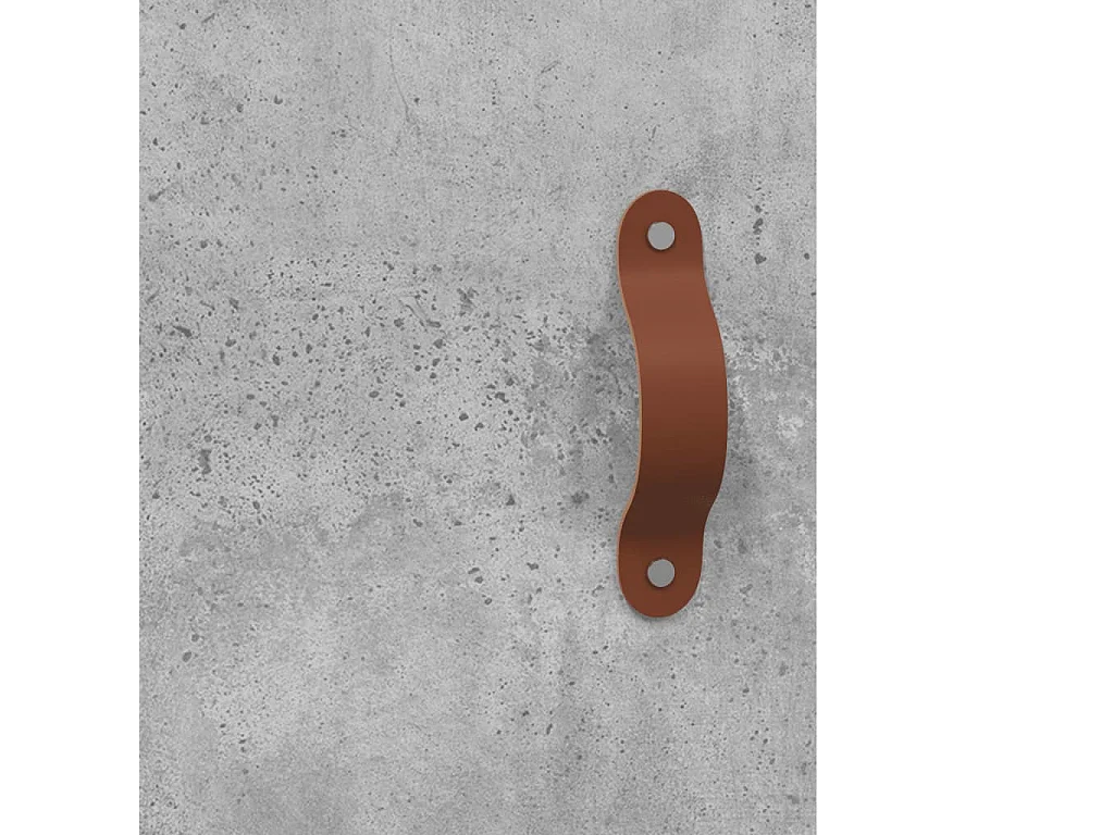 Wandschrank Betongrau 69,5x34x90 cm Holzwerkstoff