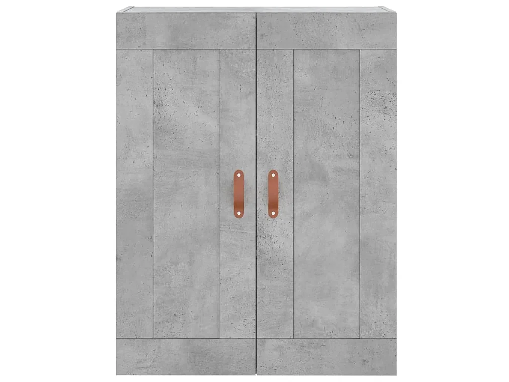 Armário de parede 69,5x34x90 cm deriv. madeira cinzento cimento
