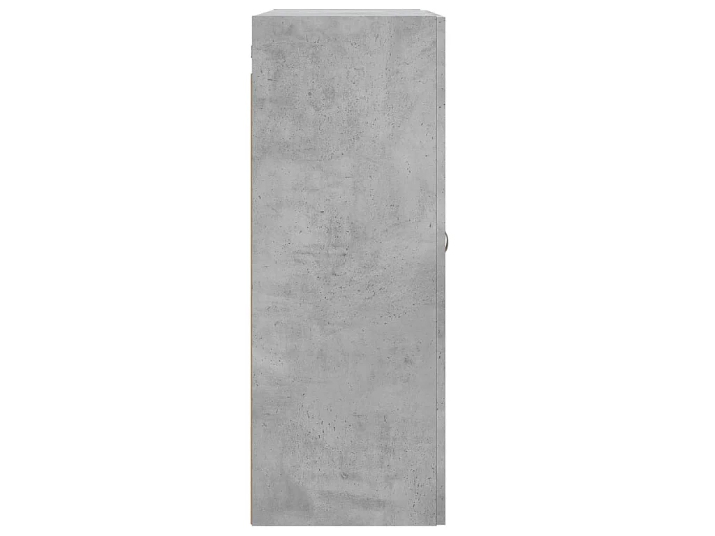 Armário de parede 69,5x34x90 cm deriv. madeira cinzento cimento