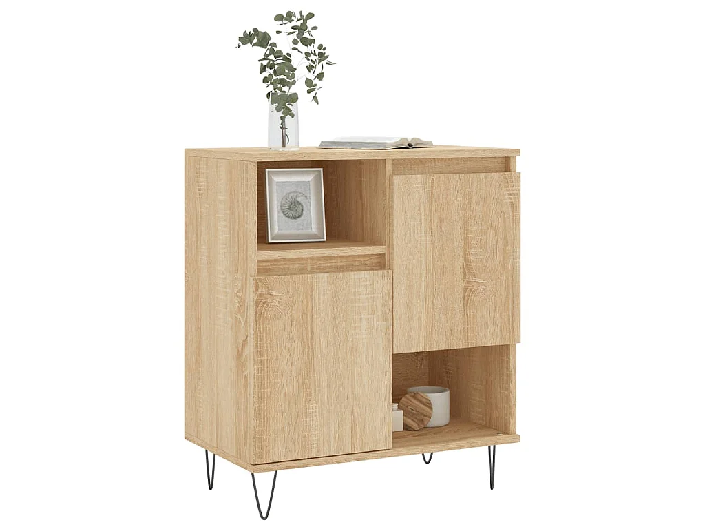 Buffet Chêne sonoma 60x35x70 cm Bois d'ingénierie