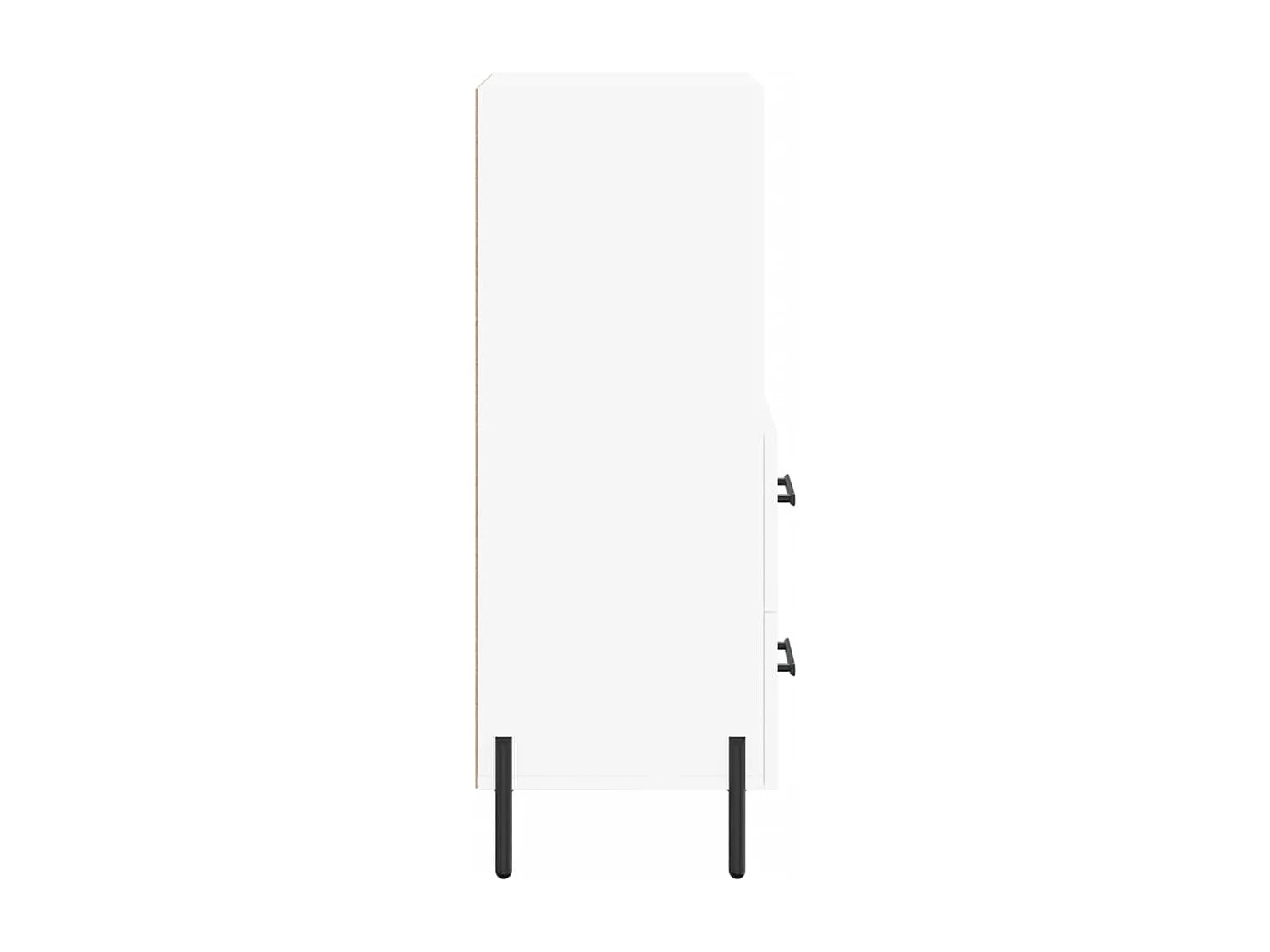 Buffet blanc 34,5x34x90 cm bois d'ingénierie