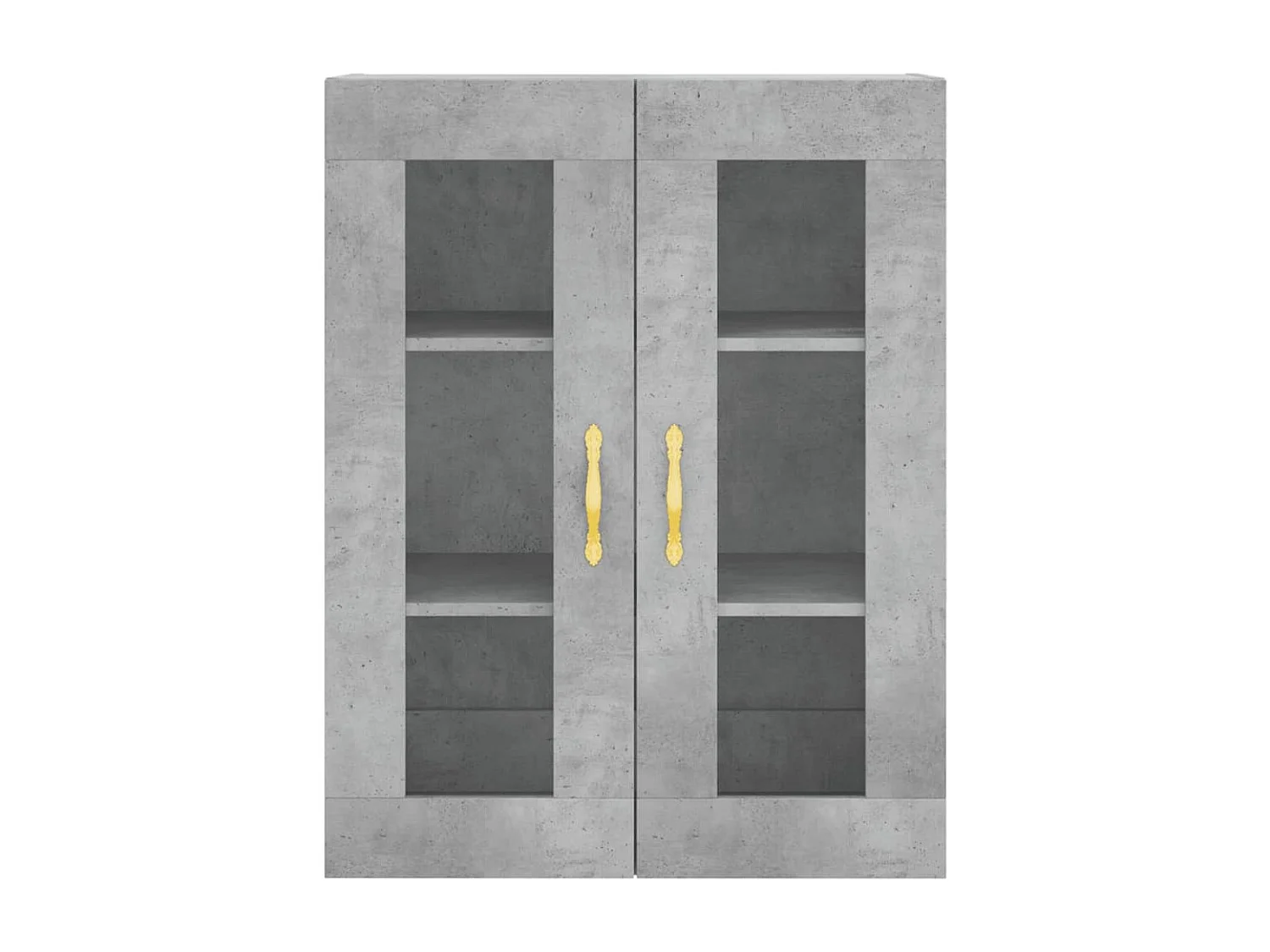 Armoire murale gris béton 69,5x34x90 cm