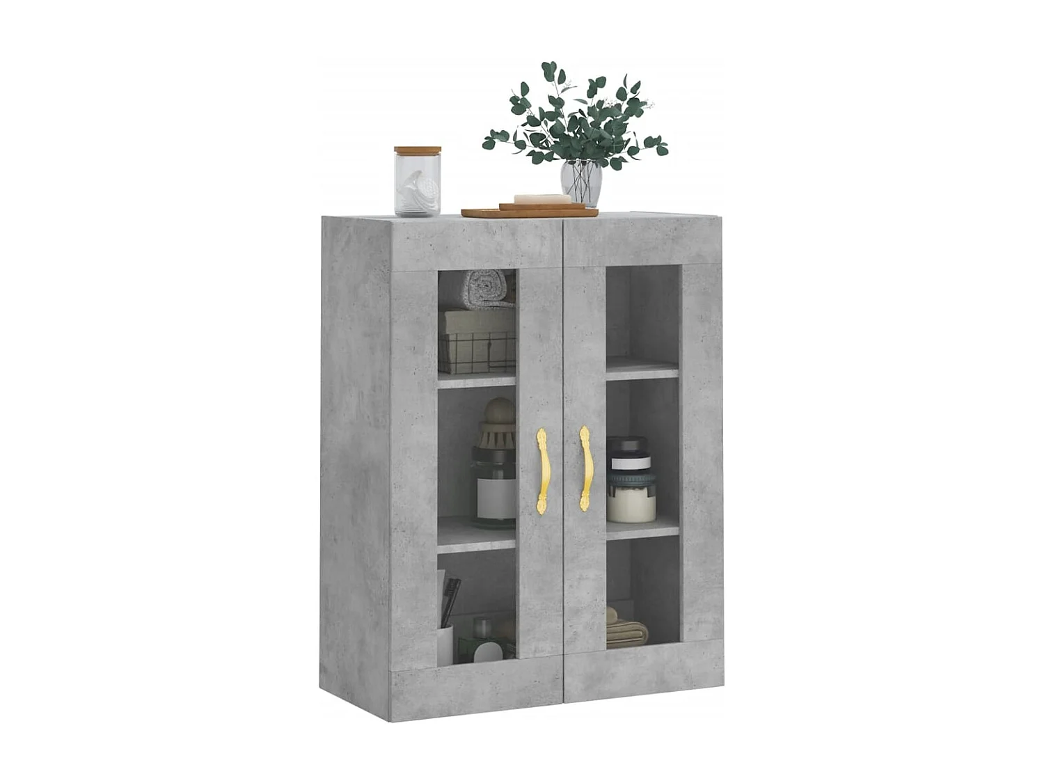 Wandschrank Betongrau 69,5x34x90 cm