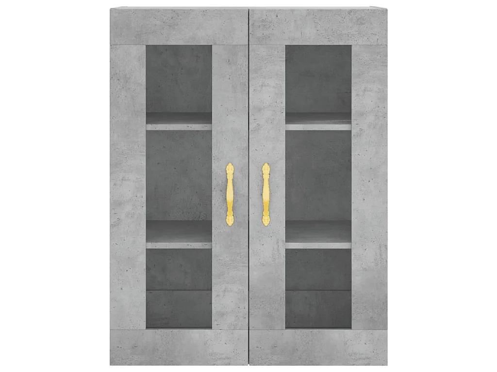 Bovenkast 69,5x34x90 cm betongrijs