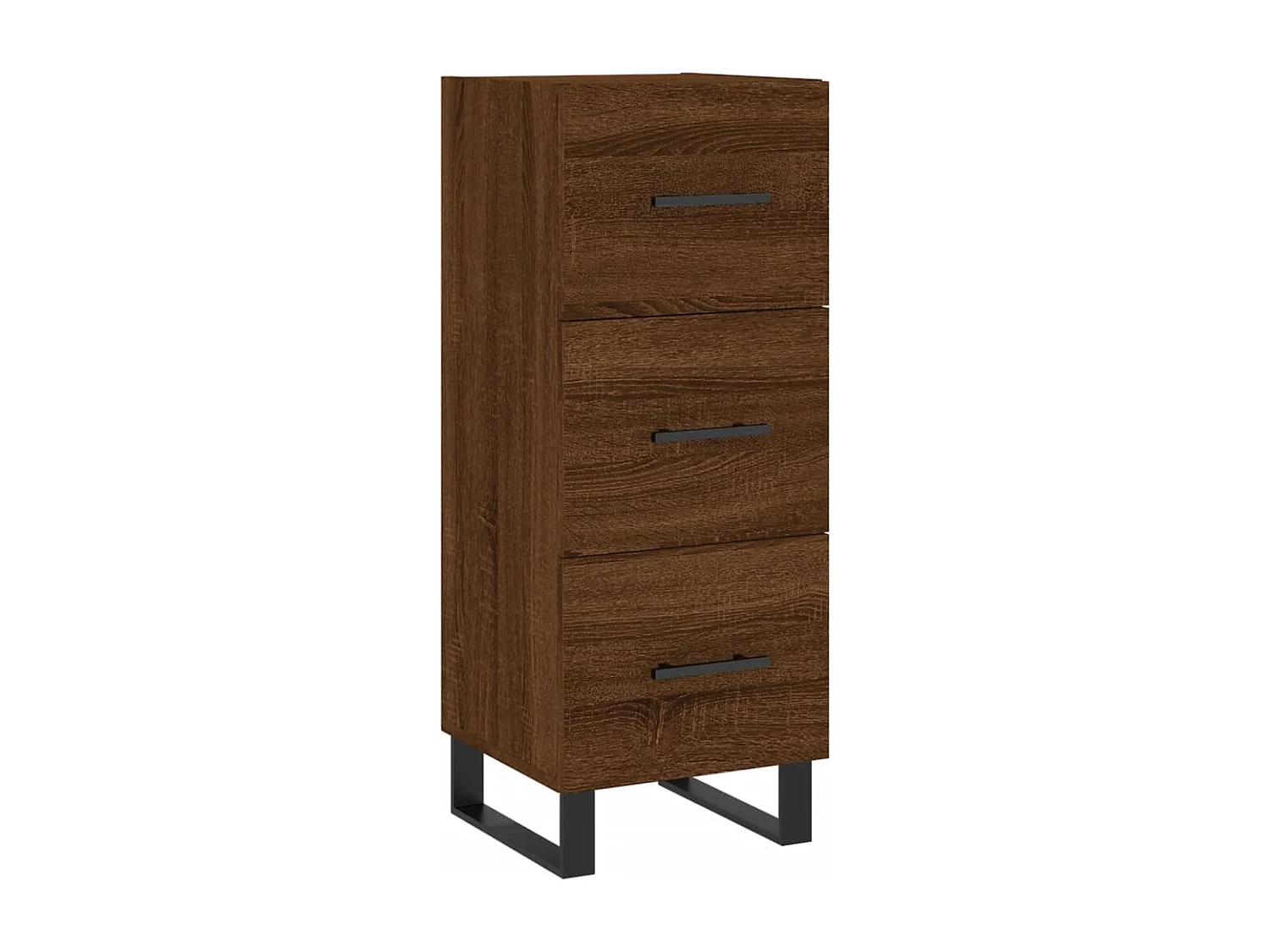 Buffet Chêne marron 34,5x34x90 cm Bois d'ingénierie