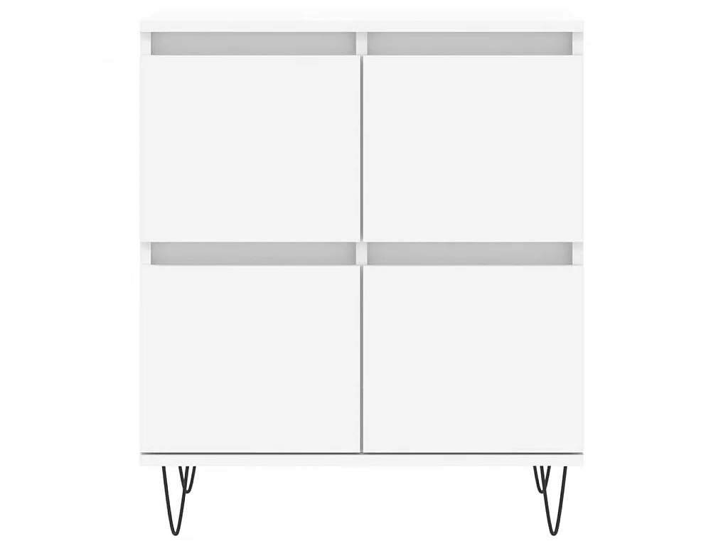 Buffet Blanc 60x35x70 cm Bois d'ingénierie