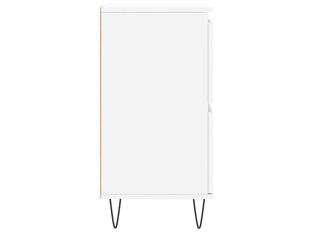 Buffet Blanc 60x35x70 cm Bois d'ingénierie