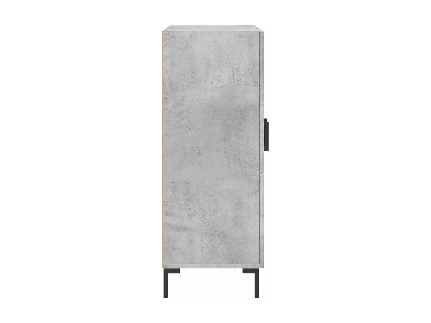 Buffet gris béton 69,5x34x90 cm bois d'ingénierie