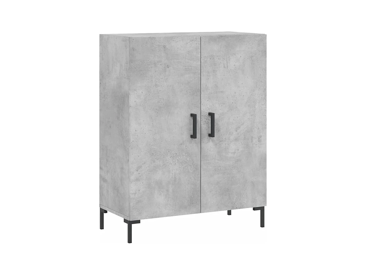 Sideboard Betongrau 69,5x34x90 cm Holzwerkstoff