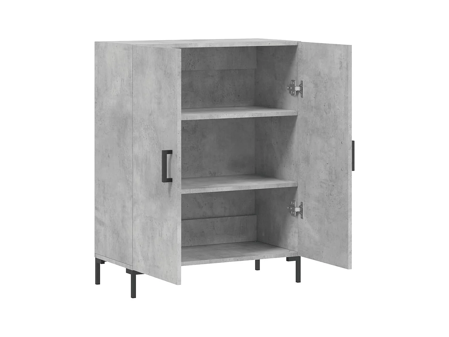 Sideboard Betongrau 69,5x34x90 cm Holzwerkstoff