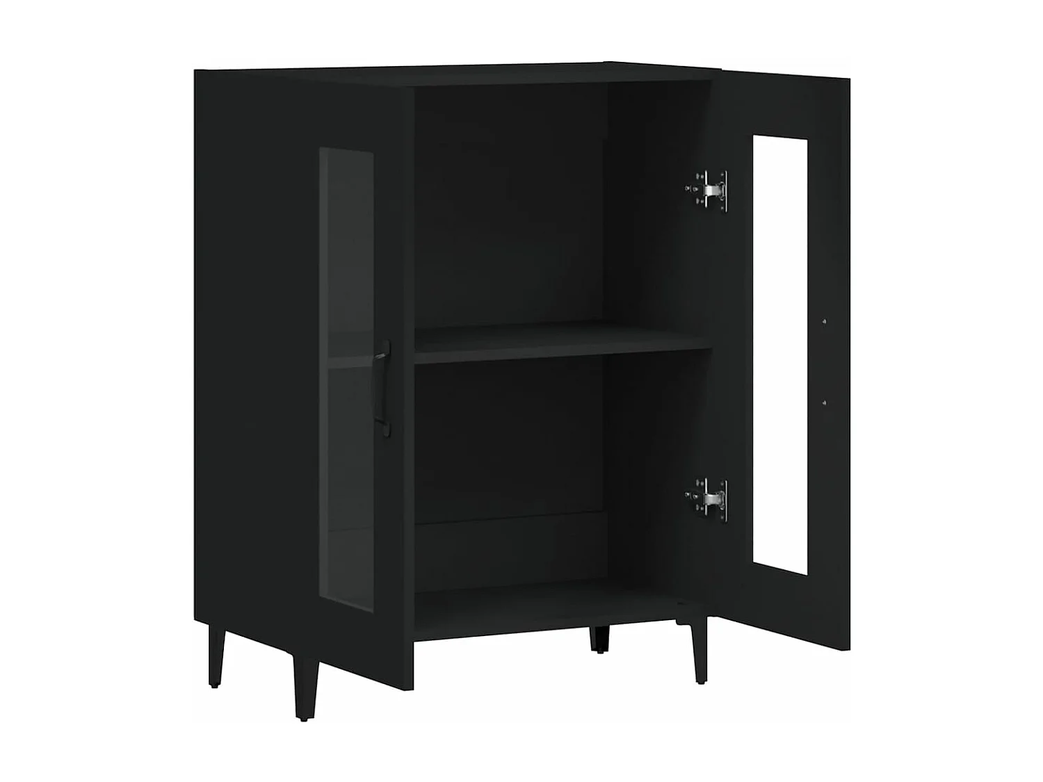 Sideboard Schwarz 69,5x34x90 cm Holzwerkstoff