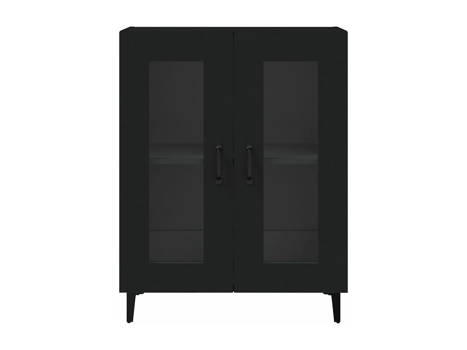 Sideboard Schwarz 69,5x34x90 cm Holzwerkstoff