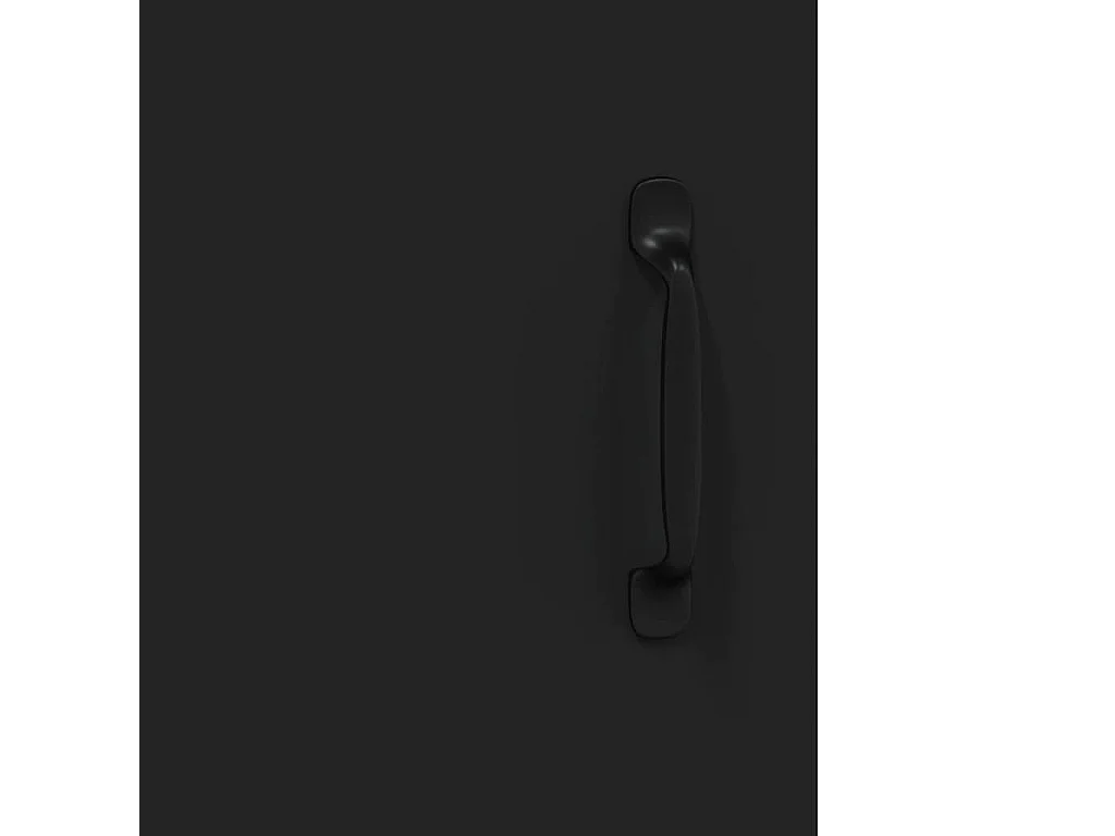 Buffet noir 69,5x34x90 cm bois d'ingénierie