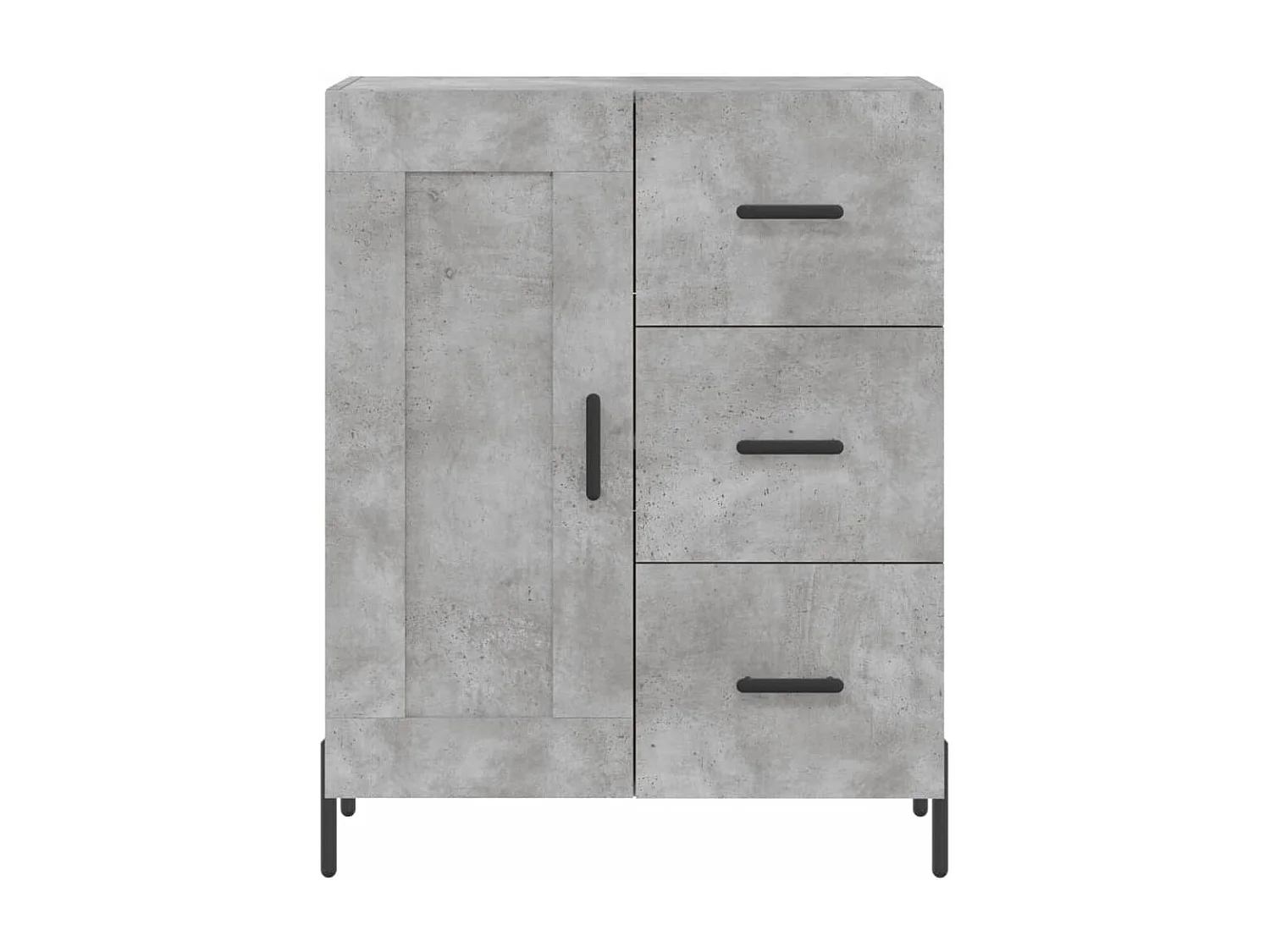 Armário alto 69,5x34x180 cm derivados de madeira cinza cimento