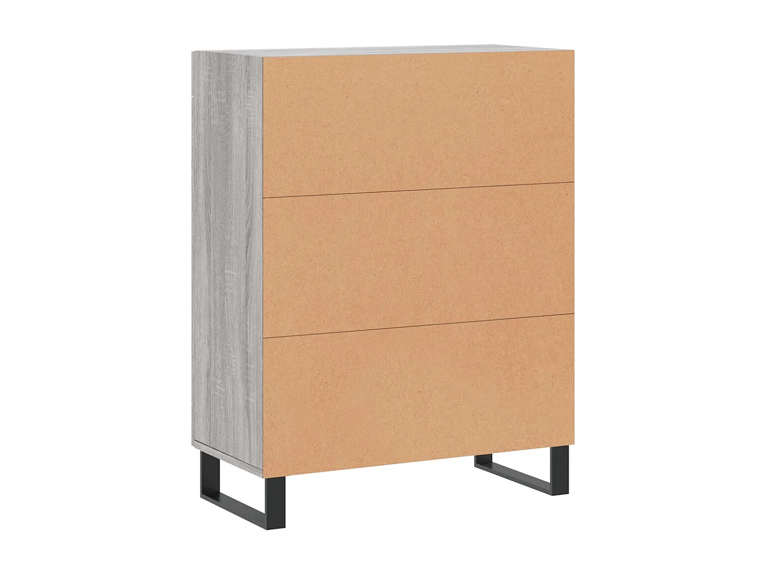 Buffet sonoma gris 69,5x34x90 cm bois d'ingénierie