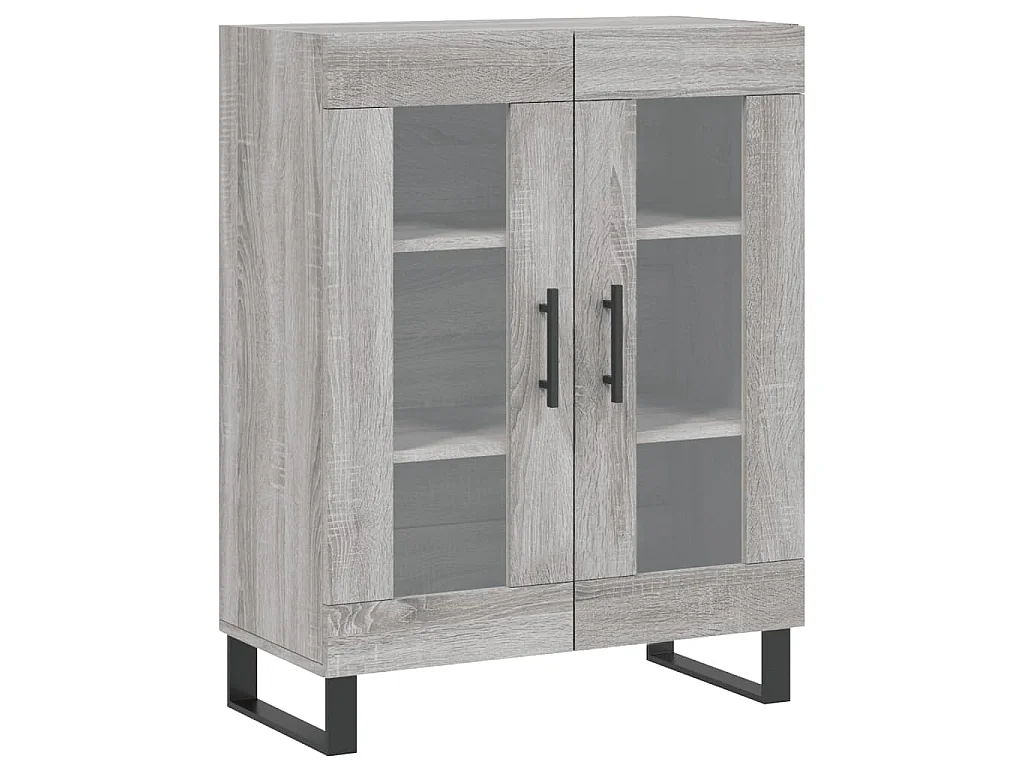 Buffet sonoma gris 69,5x34x90 cm bois d'ingénierie