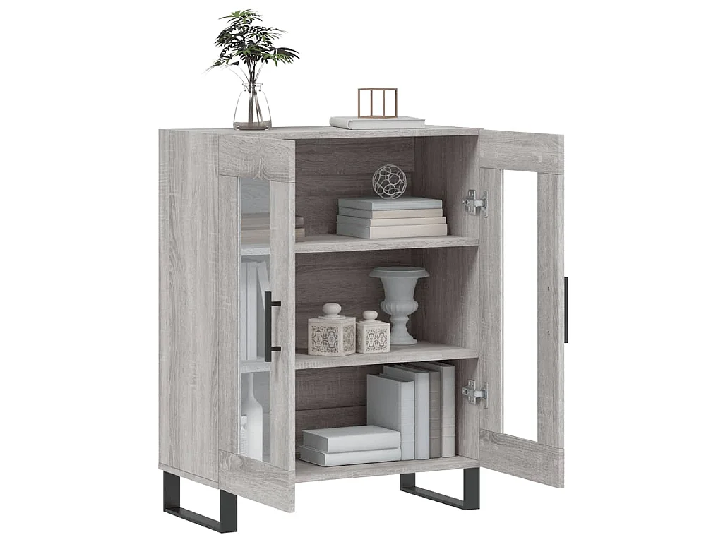 Buffet sonoma gris 69,5x34x90 cm bois d'ingénierie