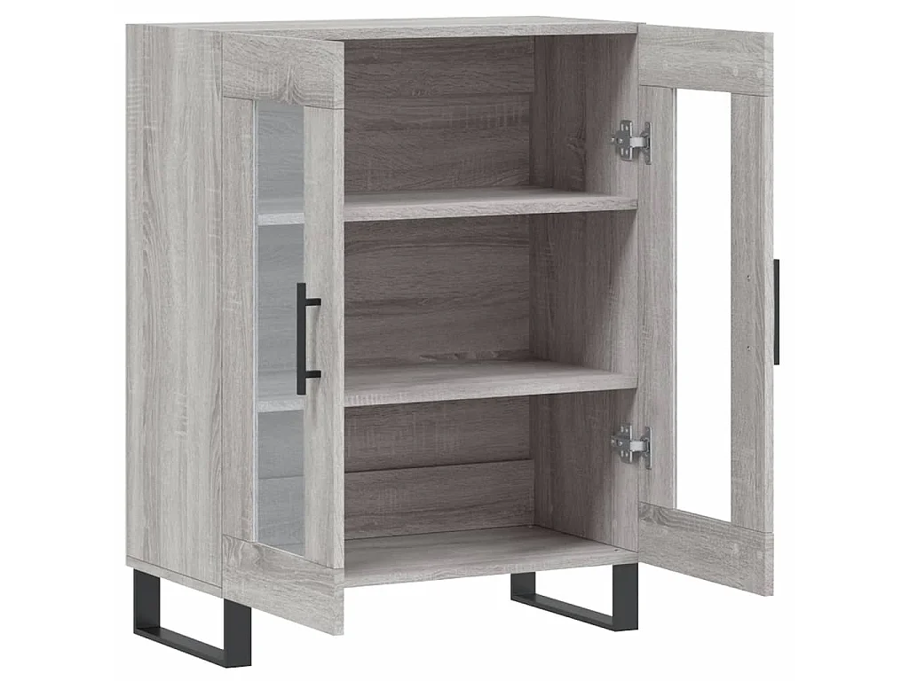 Buffet sonoma gris 69,5x34x90 cm bois d'ingénierie