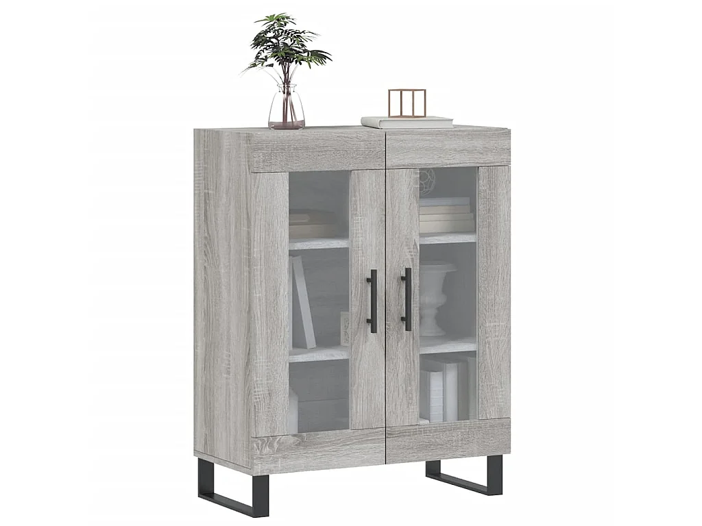 Buffet sonoma gris 69,5x34x90 cm bois d'ingénierie