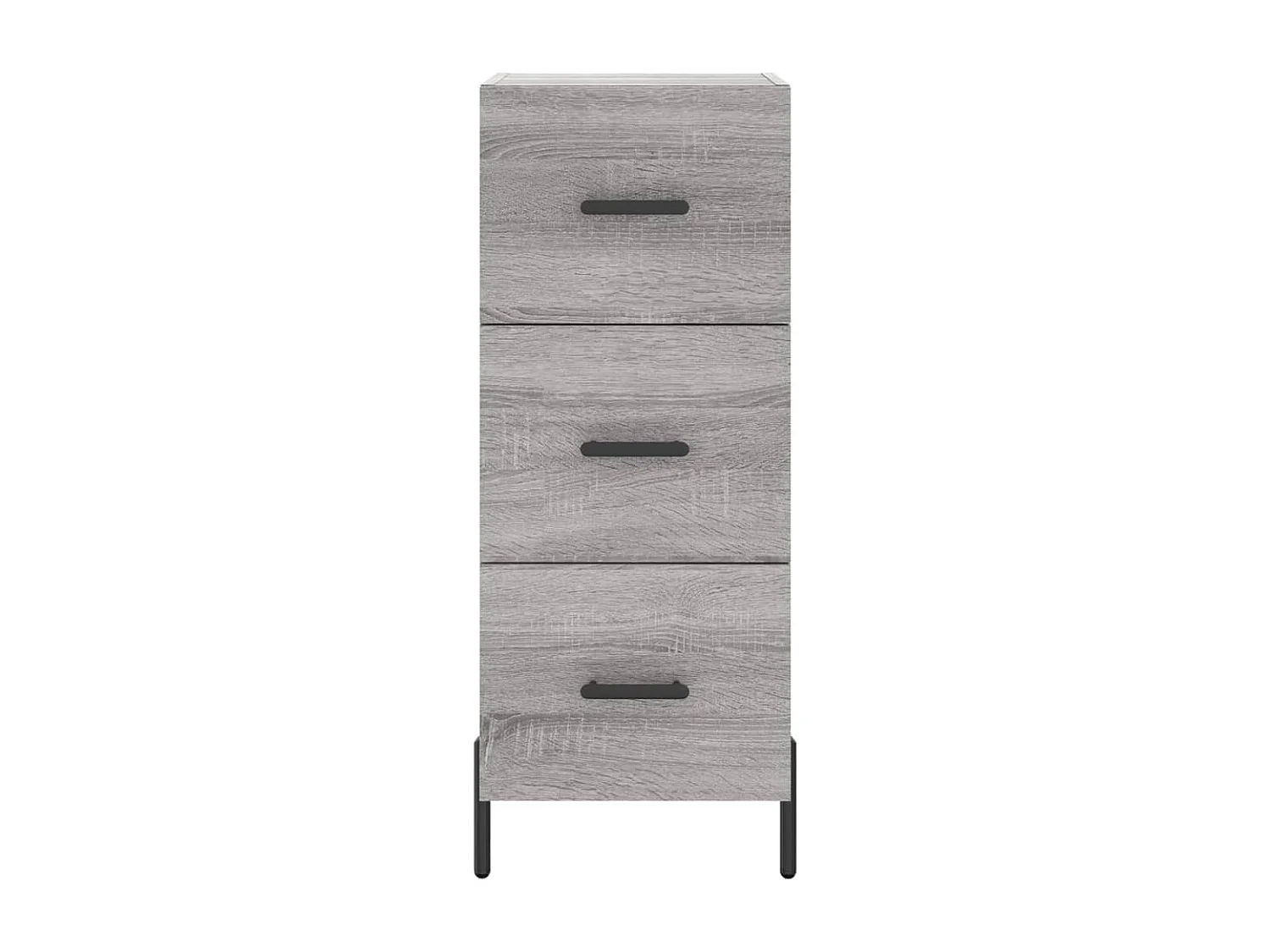 Buffet Sonoma gris 34,5x34x90 cm Bois d'ingénierie