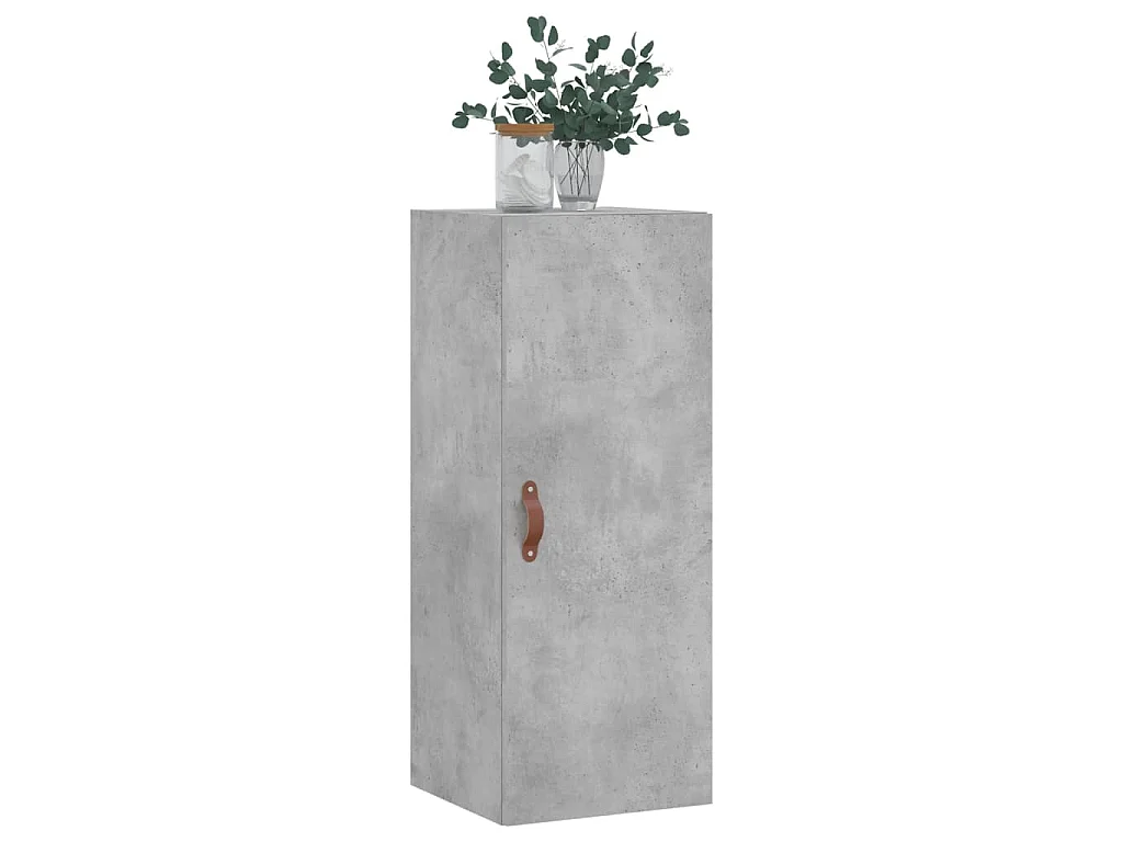 Armoire murale gris béton 34,5x34x90 cm