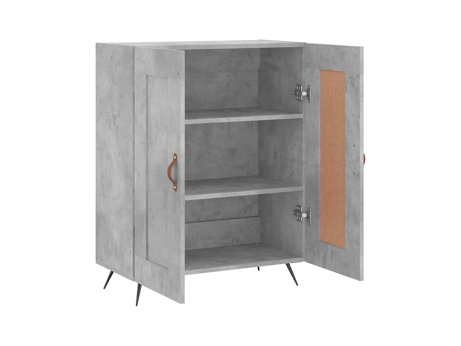 Sideboard Betongrau 69,5x34x90 cm Holzwerkstoff