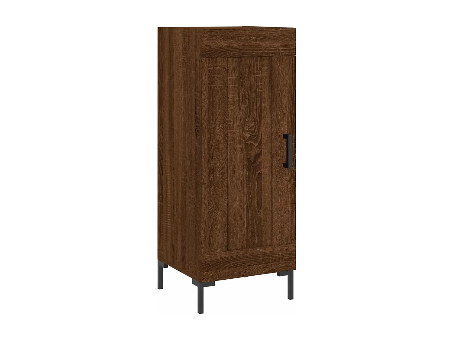 Sideboard Braun Eichen-Optik 34,5x34x90 cm Holzwerkstoff