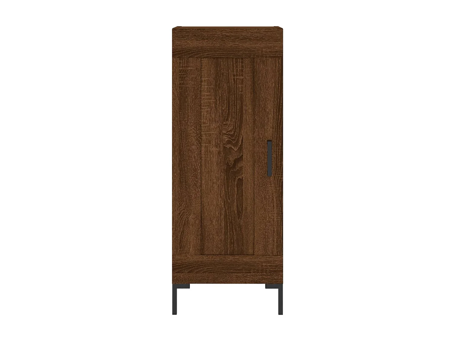 Sideboard Braun Eichen-Optik 34,5x34x90 cm Holzwerkstoff