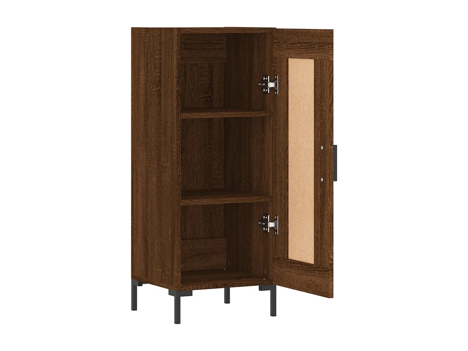 Sideboard Braun Eichen-Optik 34,5x34x90 cm Holzwerkstoff