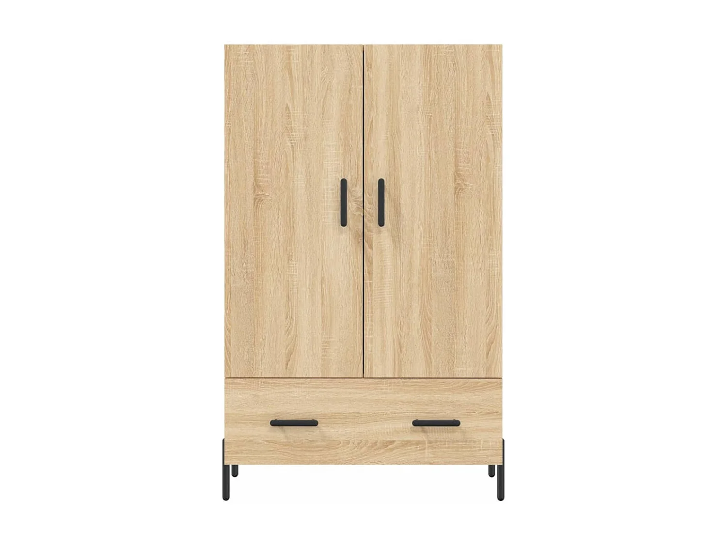 Buffet haut chêne sonoma 69,5x31x115 cm bois d'ingénierie