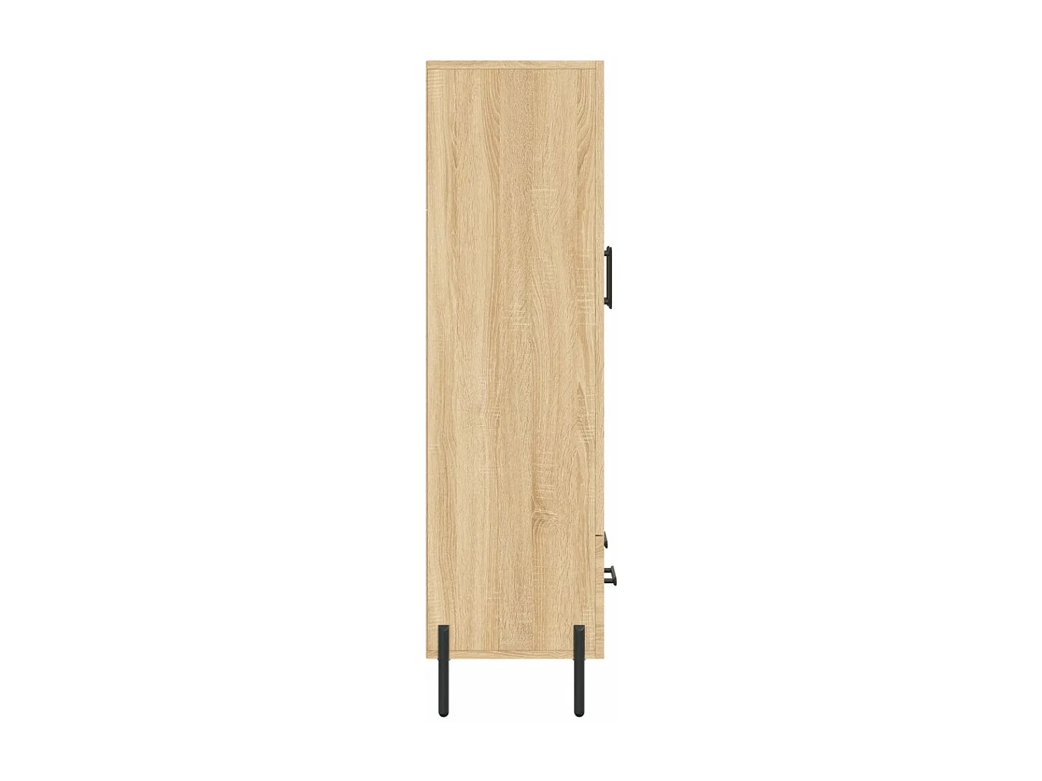 Buffet haut chêne sonoma 69,5x31x115 cm bois d'ingénierie