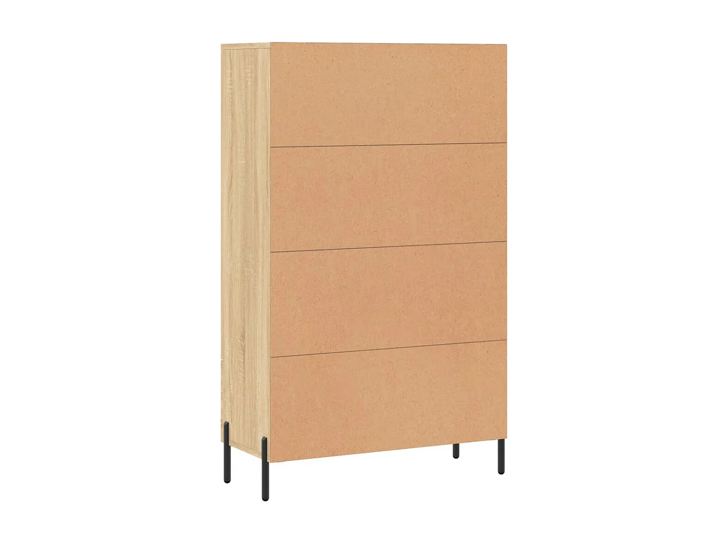 Buffet haut chêne sonoma 69,5x31x115 cm bois d'ingénierie