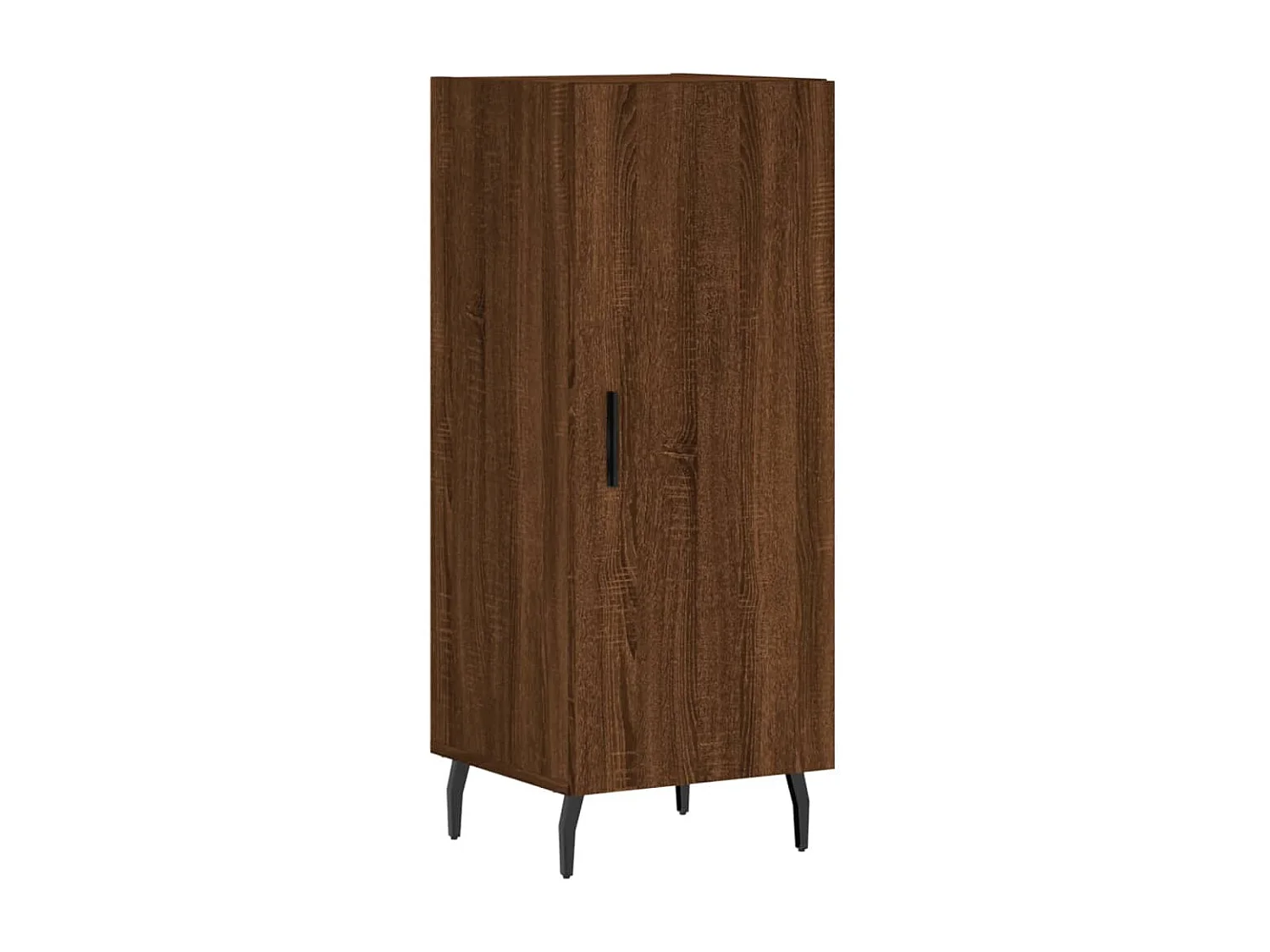 Sideboard Braun Eichen-Optik 34,5x34x90 cm Holzwerkstoff