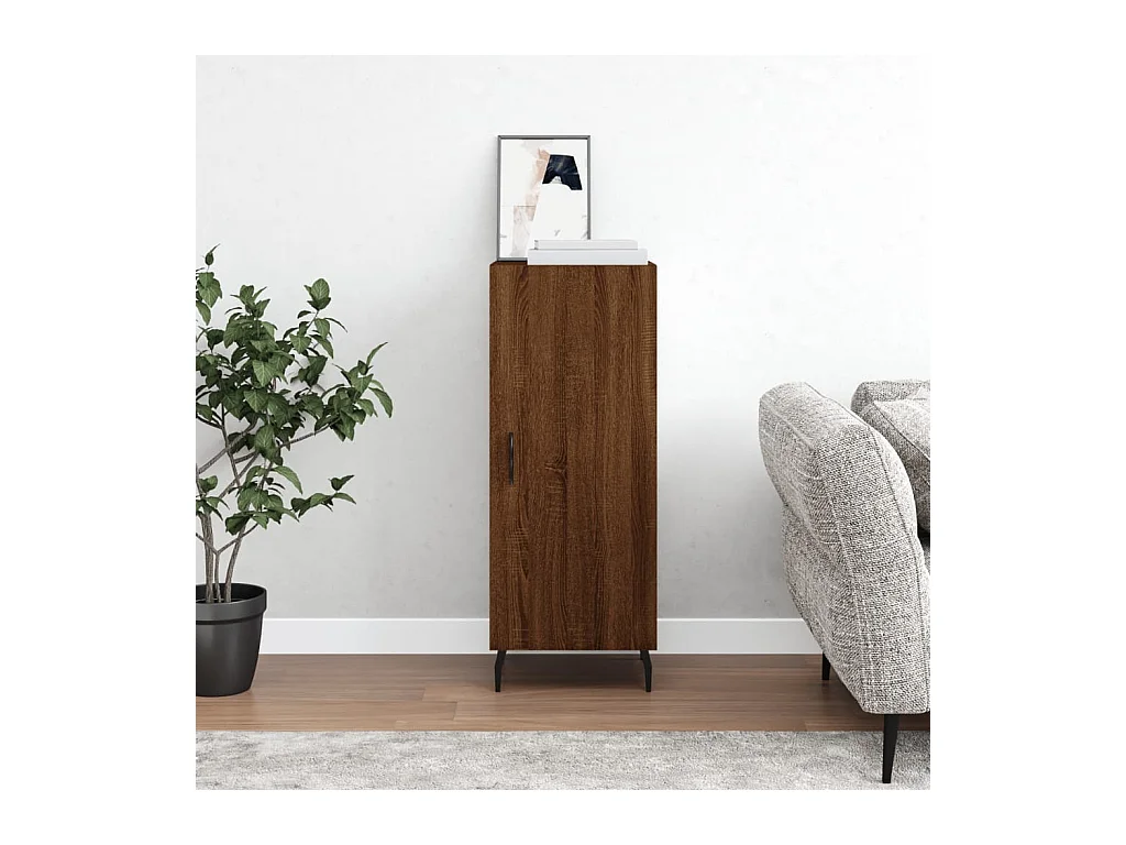 Buffet Chêne marron 34,5x34x90 cm Bois d'ingénierie