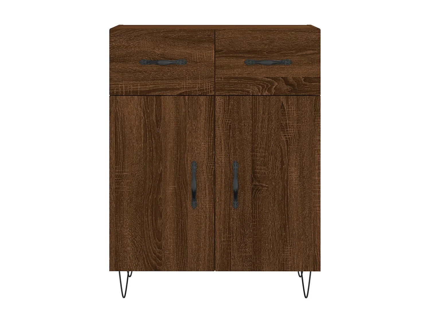 Sideboard Braun Eichen-Optik 69,5x34x90 cm Holzwerkstoff