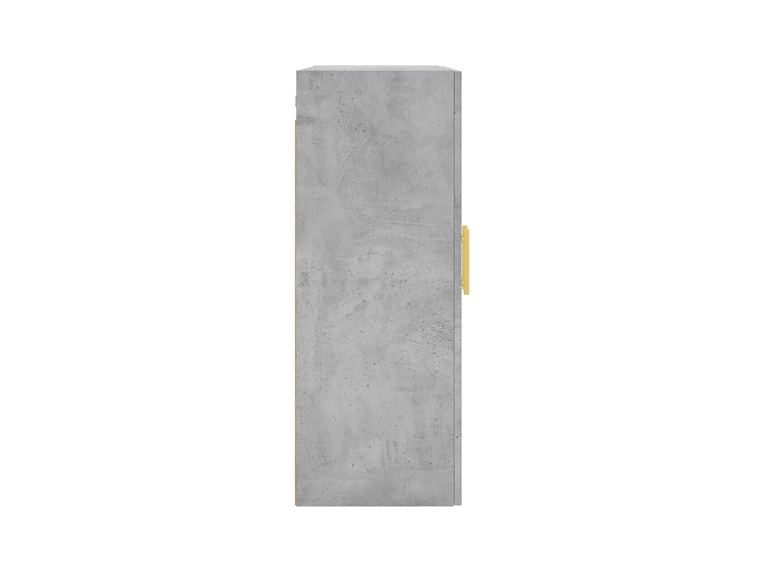 Armoire murale gris béton 69,5x34x90 cm