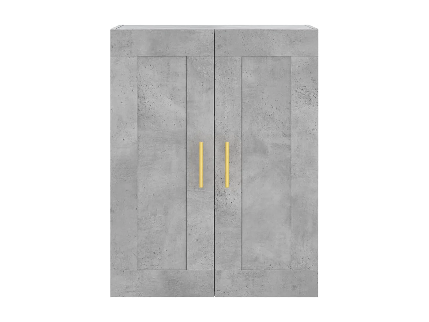 Armoire murale gris béton 69,5x34x90 cm bois d'ingénierie