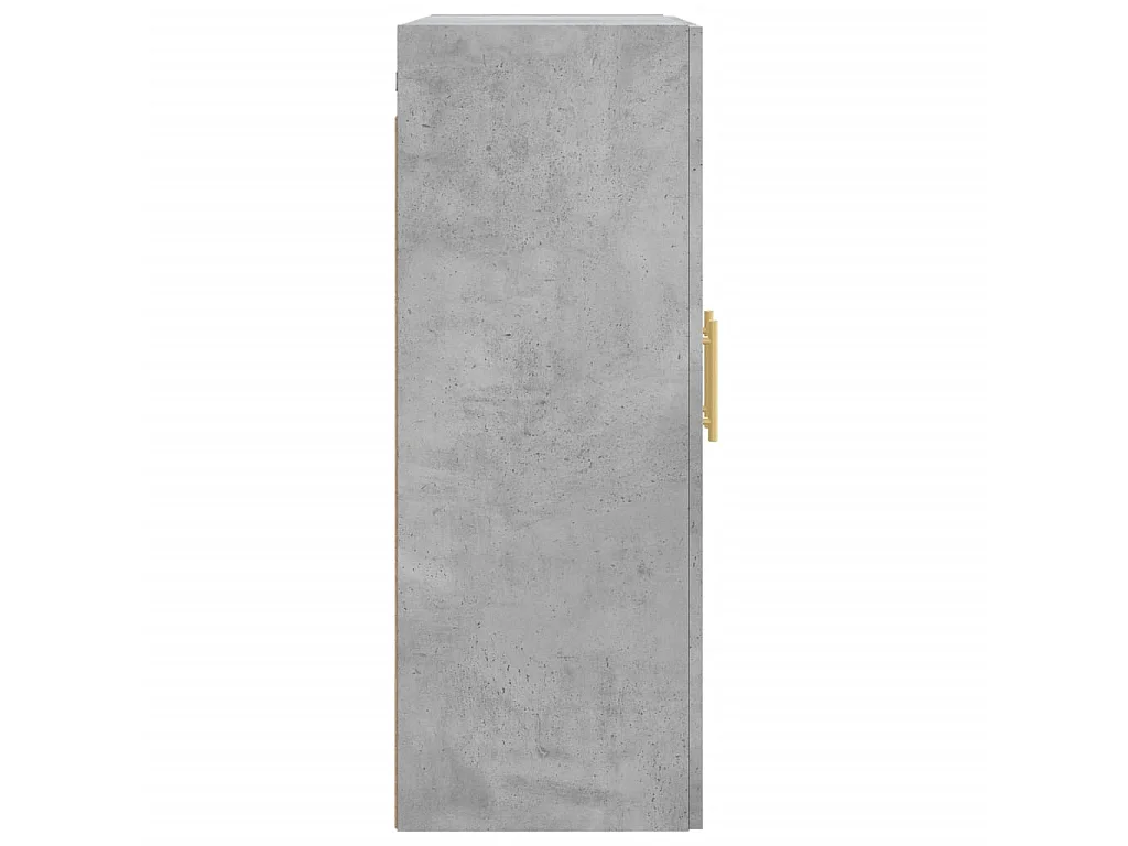 Armoire murale gris béton 69,5x34x90 cm bois d'ingénierie