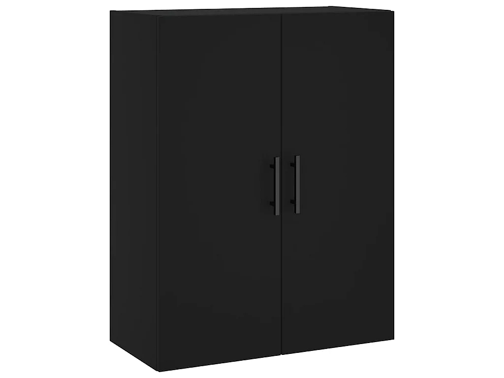 Armoire murale noir 69,5x34x90 cm