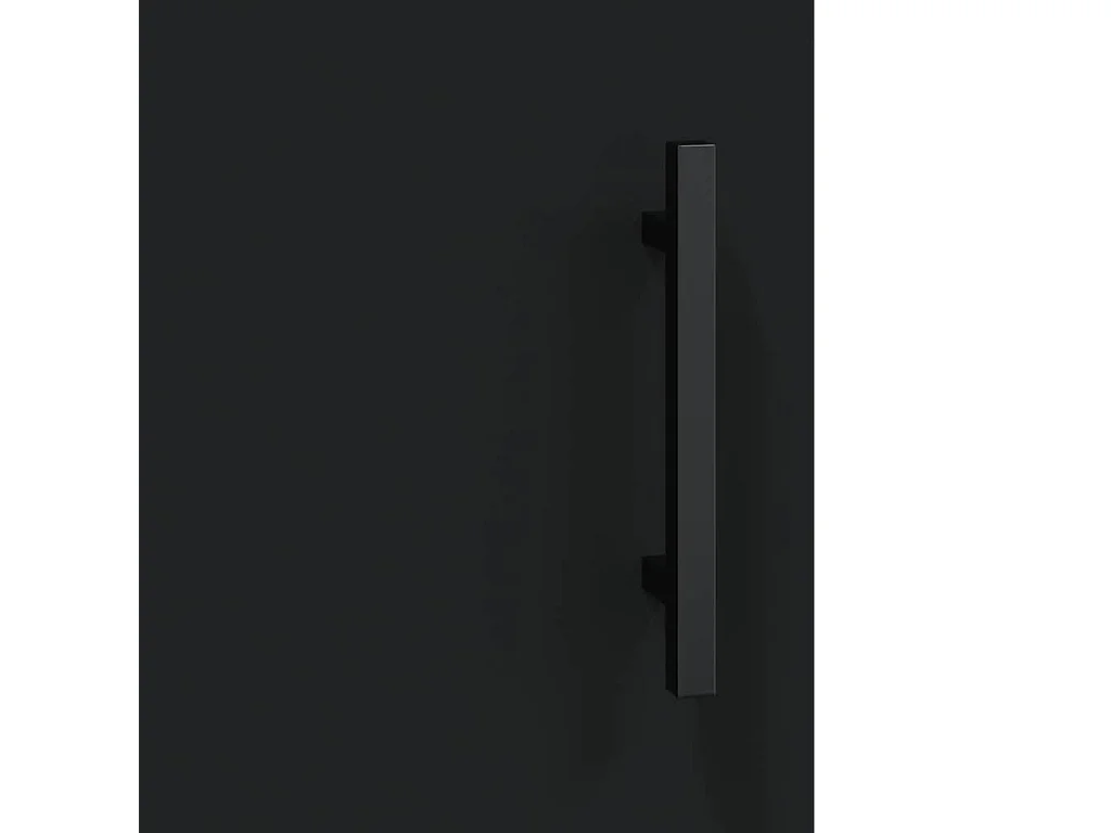 Armoire murale noir 69,5x34x90 cm