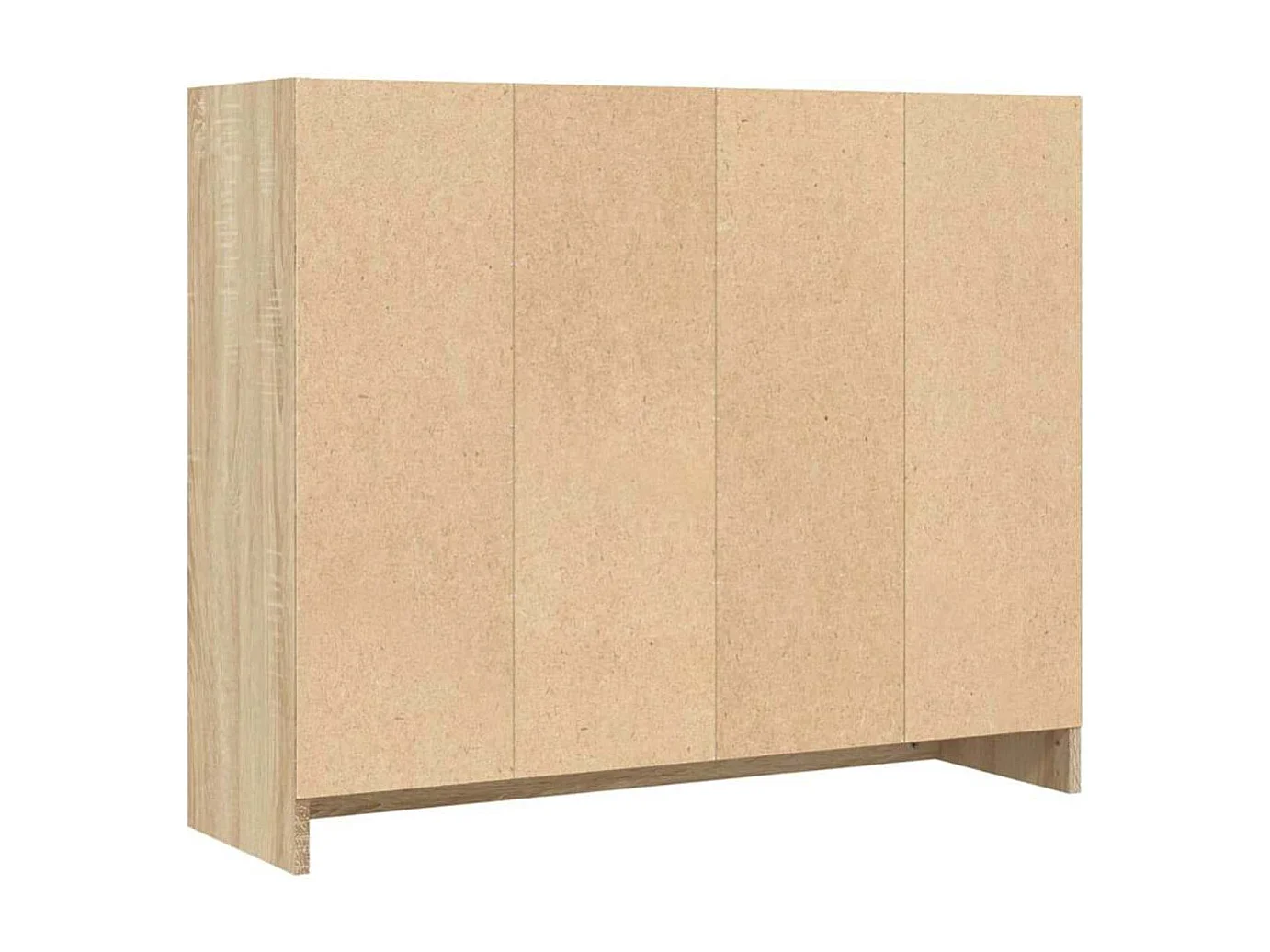 Buffet chêne sonoma 91x28x75 cm bois d'ingénierie