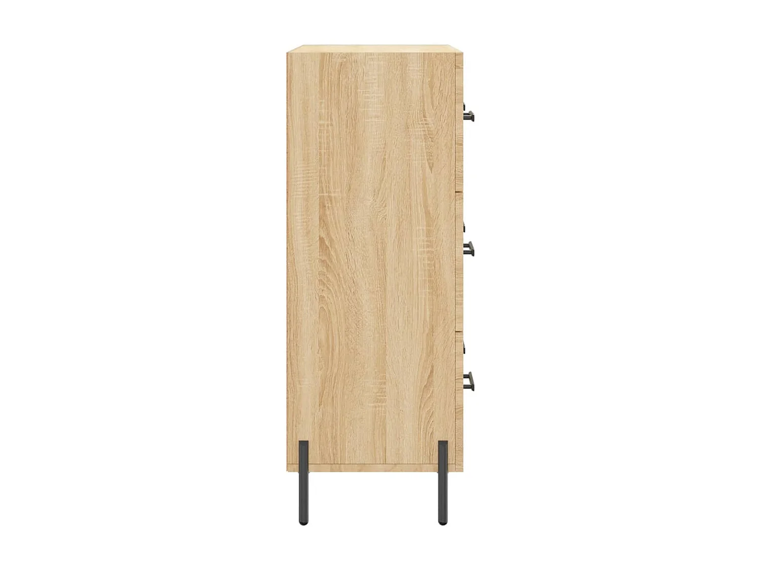 Buffet chêne sonoma 69,5x34x90 cm bois d'ingénierie