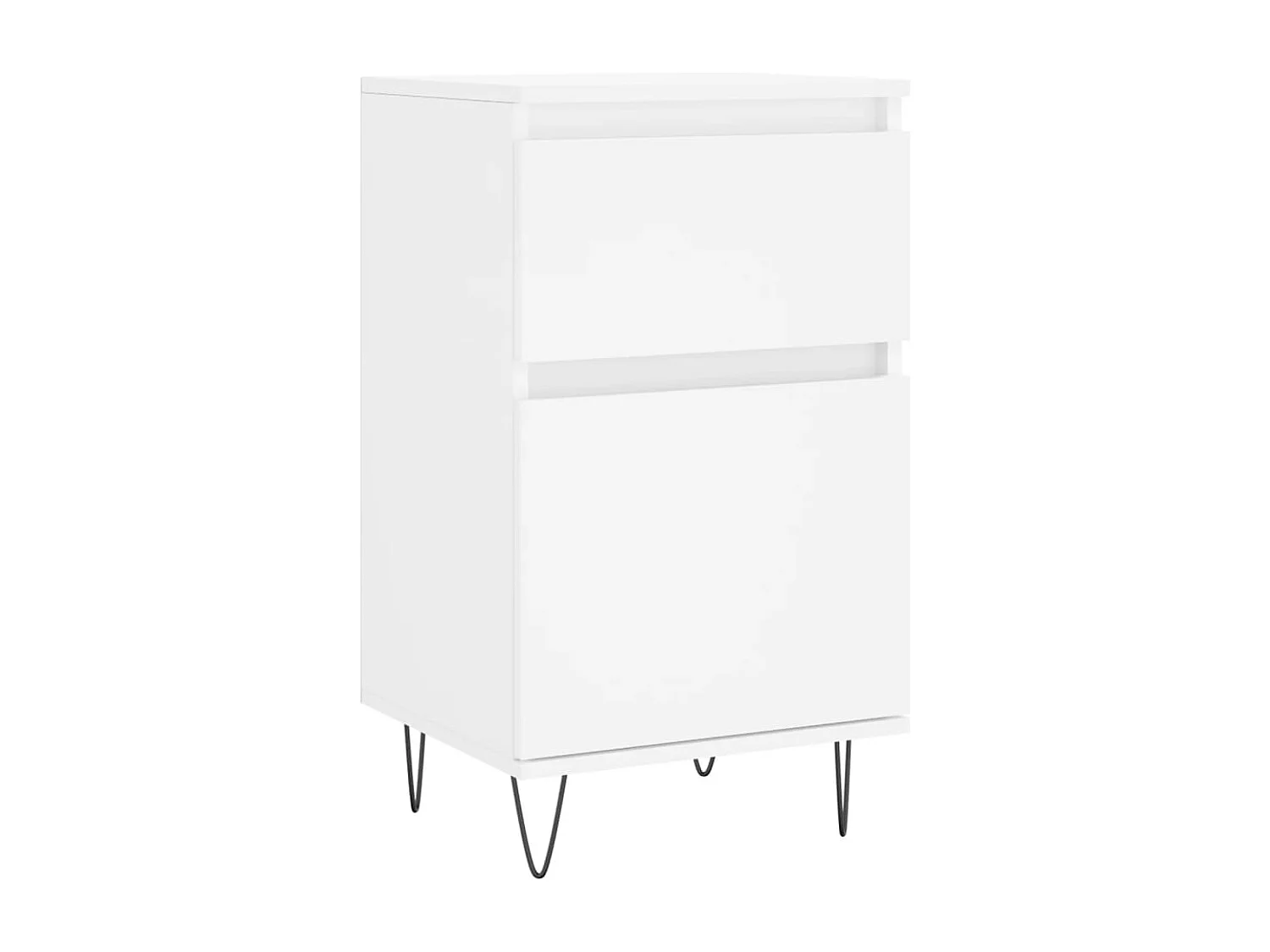 Sideboards 2 Stk. Weiß 40x35x70 cm Holzwerkstoff