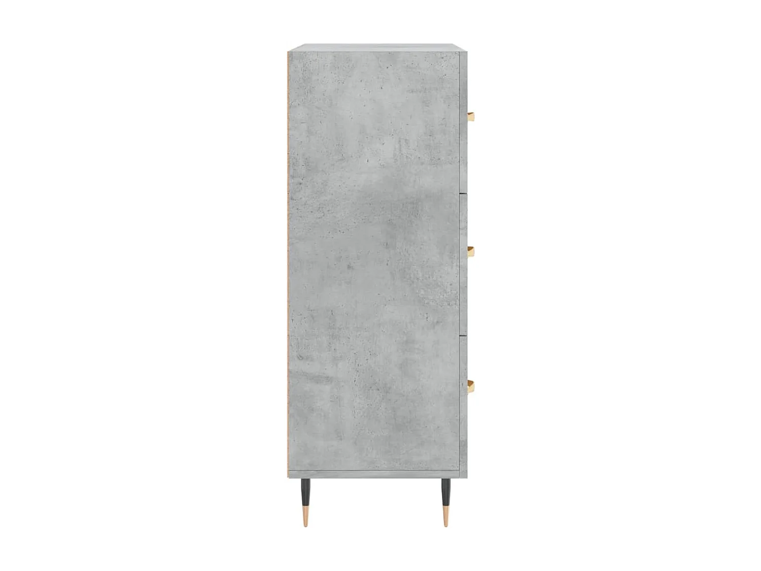 Dressoir 69,5x34x90 cm bewerkt hout betongrijs