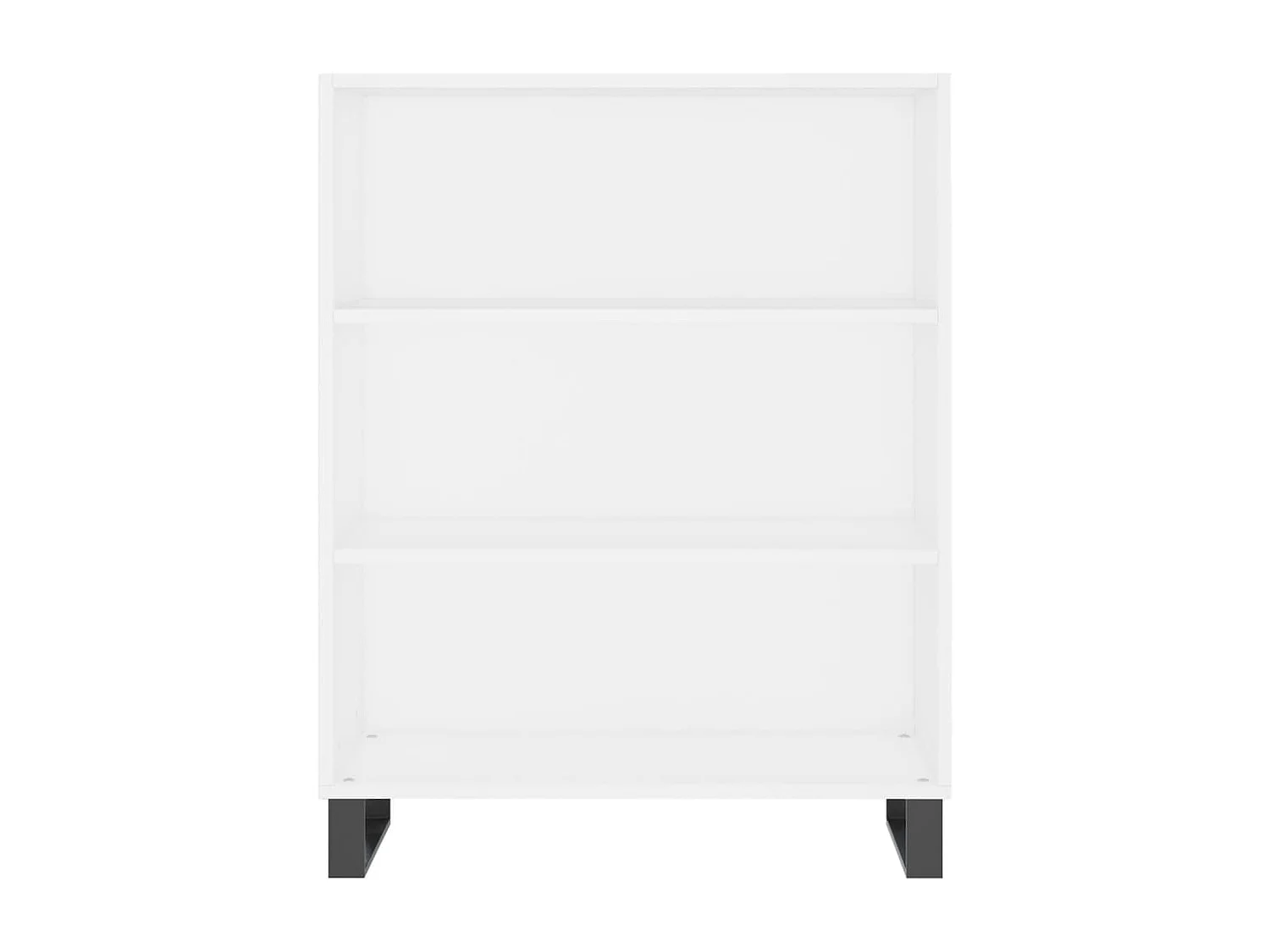 Buffet haut Blanc 69,5x34x180 cm Bois d'ingénierie