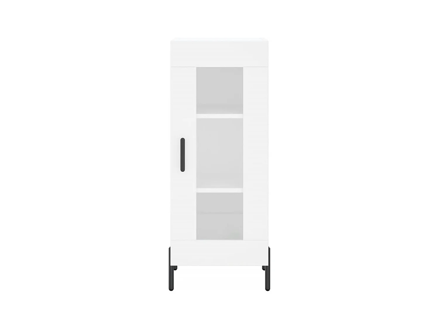 Highboard Weiß 34,5x34x180 cm Holzwerkstoff