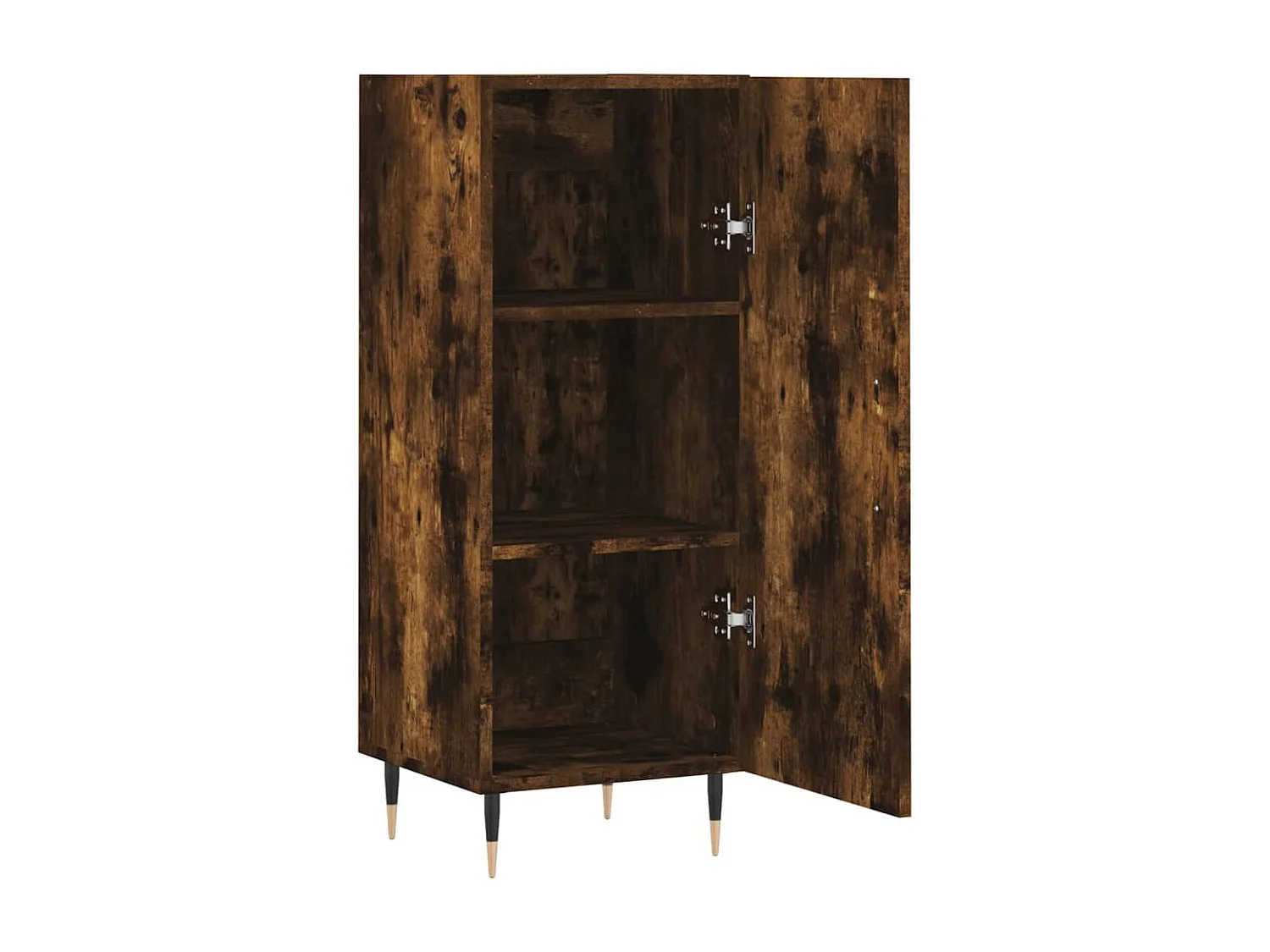 Buffet Chêne fumé 34,5x34x90 cm Bois d'ingénierie