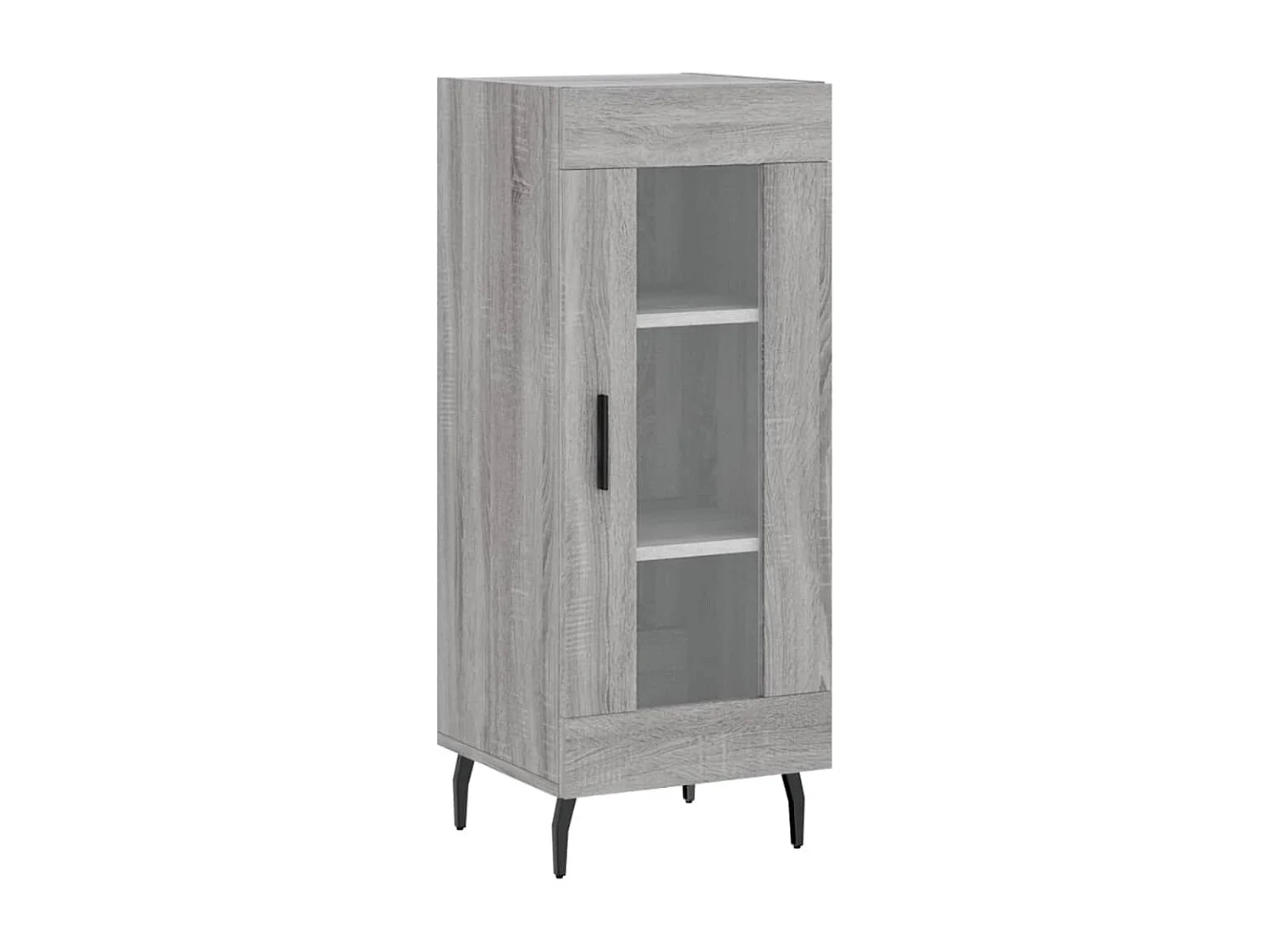 Highboard Grau Sonoma 34,5x34x180 cm Holzwerkstoff